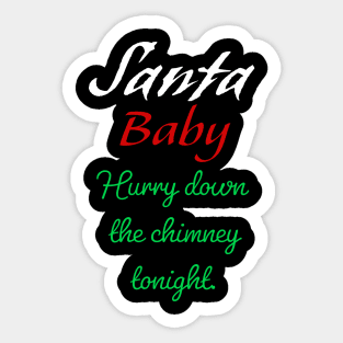 Santa Baby#10 Sticker